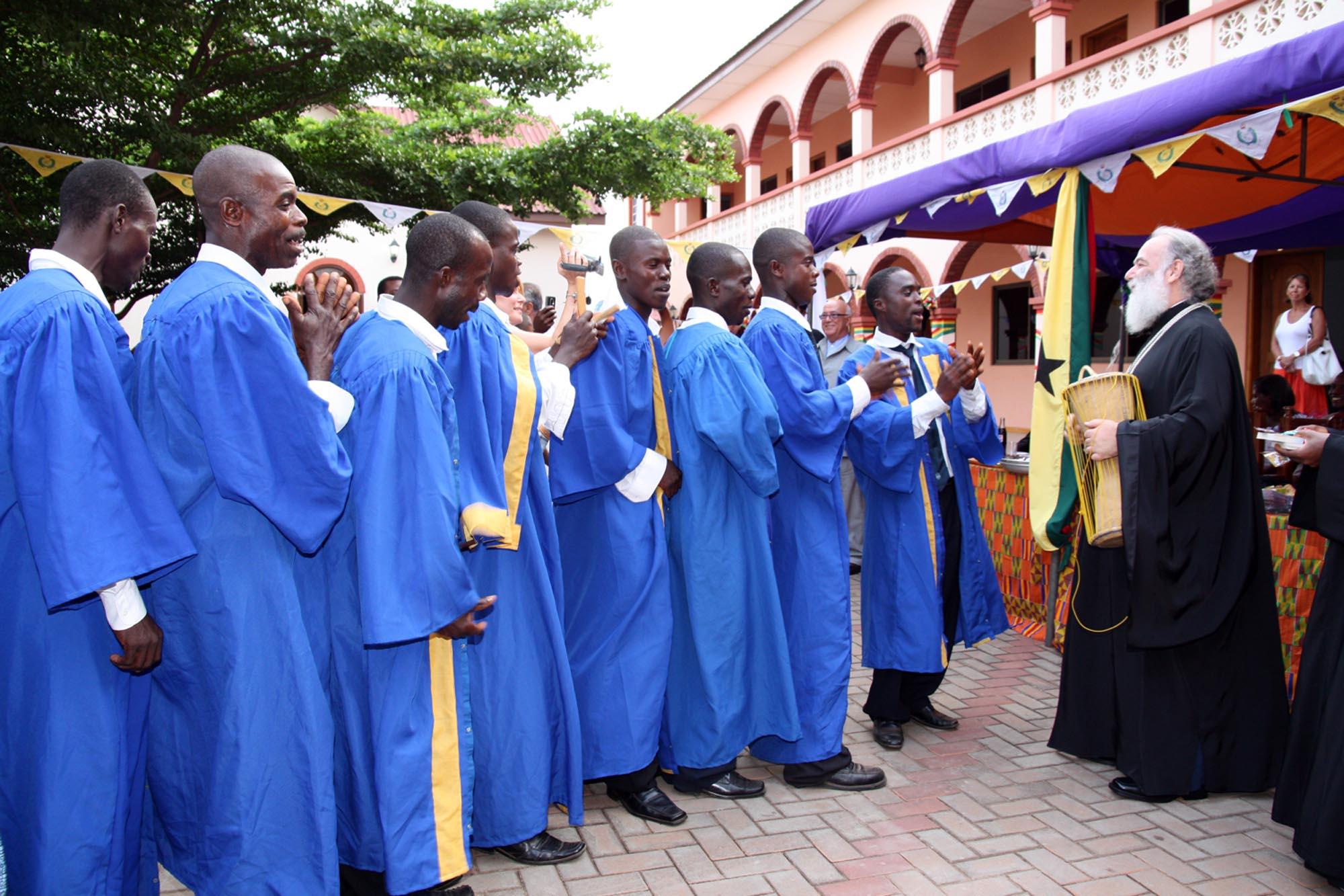 Ιεραποστολική επίσκεψη της Α.Θ.Μ. στην Γκάνα - Εγκαίνια του νέου Εκκλησιαστικού Σεμιναρίου της Ιεράς Επισκοπής Γκάνας από την ΑΘΜ.