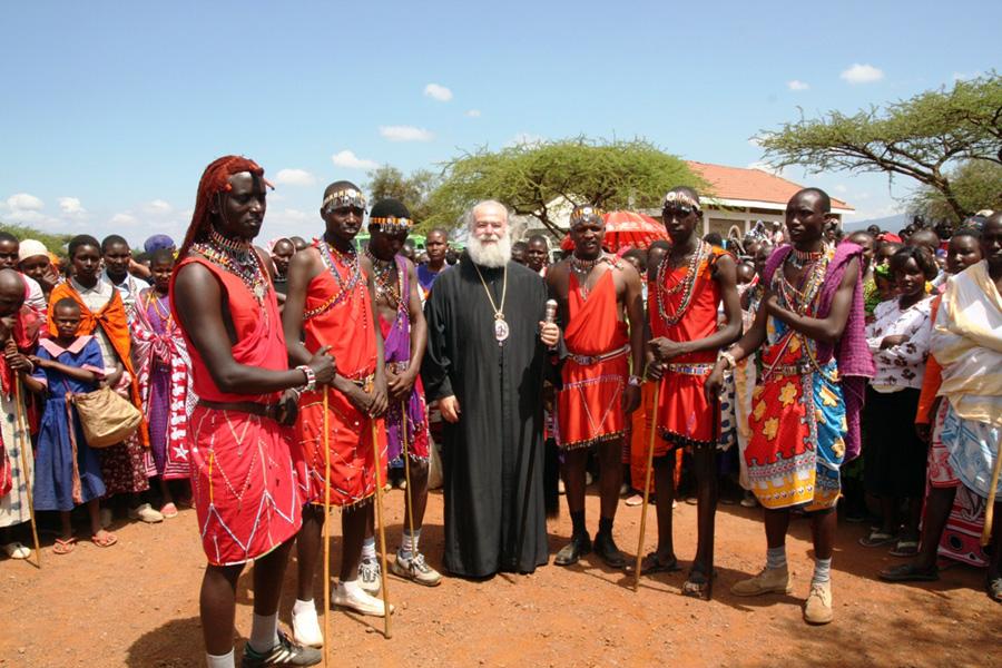 Ιεραποστολική επίσκεψη της Α.Θ.Μ. στην Κένυα - Επίσκεψη της ΑΘΜ στην φυλή των Μασάϊ.