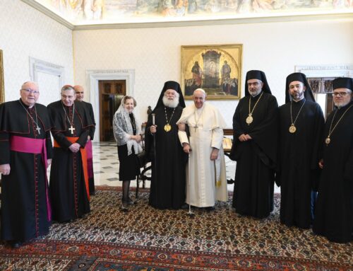 MEETING OF THE POPE AND PATRIARCH OF ALEXANDRIA WITH THE POPE OF ROME