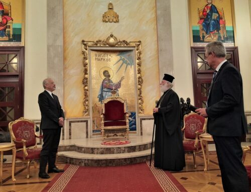 VISIT BY THE NEW AMBASSADOR OF GREECE TO THE PATRIARCHATE OF ALEXANDRIA