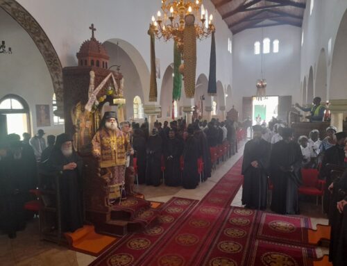 Presanctified Divine Liturgy by the Patriarch of Alexandria in Kolwezi.