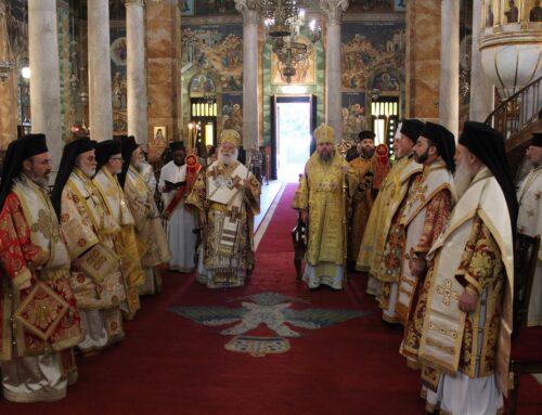 CON-CELEBRATION IN ALEXANDRIA BY HIS BEATITUDE THE PATRIARCH OF ALEXANDRIA AND HIS BEATITUDE THE METROPOLITAN OF KIEV