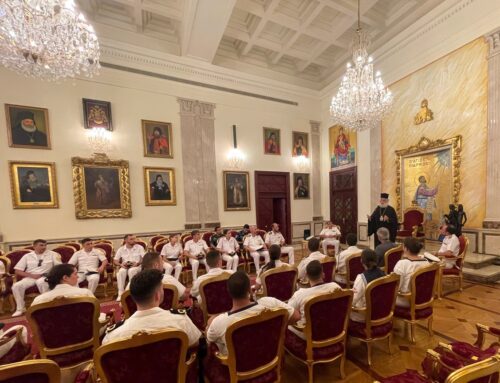 NAVAL VISIT TO THE PATRIARCHATE