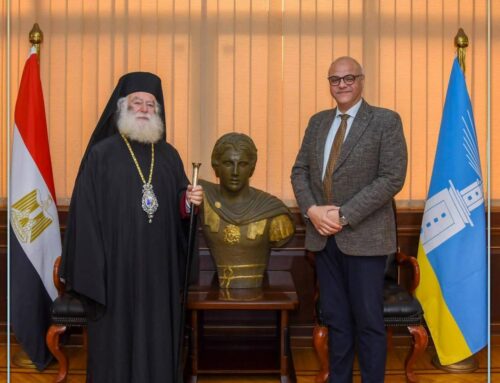 Εθιμοτυπική επίσκεψη του Πατριάρχου Αλεξανδρείας στον νέο Κυβερνήτη της Αλεξάνδρειας