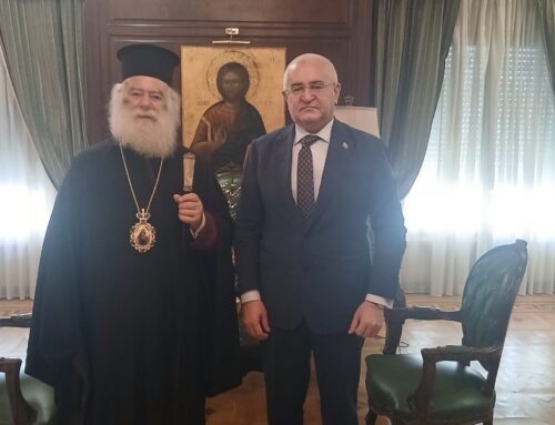 Ο ΠΡΕΣΒΗΣ ΤΟΥ ΑΖΕΡΜΠΑΪΤΖΑΝ ΣΤΗΝ ΑΙΓΥΠΤΟ ΣΤΟ ΠΑΤΡΙΑΡΧΕΙΟ ΑΛΕΞΑΝΔΡΕΙΑΣ