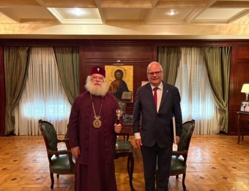 Ο ΠΡΕΣΒΗΣ ΤΗΣ ΣΟΥΗΔΙΑΣ ΣΤΟ ΠΑΤΡΙΑΡΧΕΙΟ ΑΛΕΞΑΝΔΡΕΙΑΣ